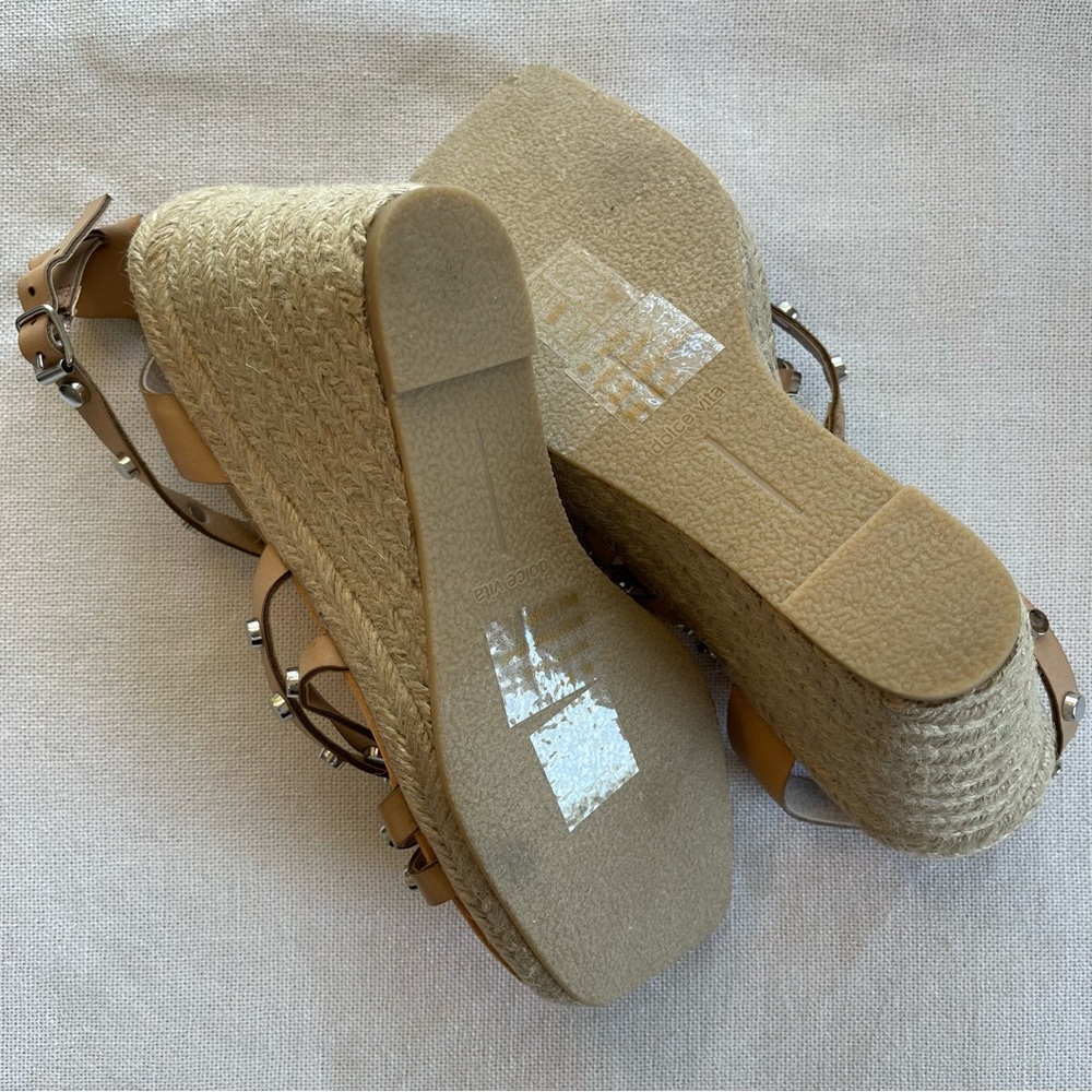 NWOT Dolce Vita Maxton Espadrille Wedge Sandal - Picture 7 of 8